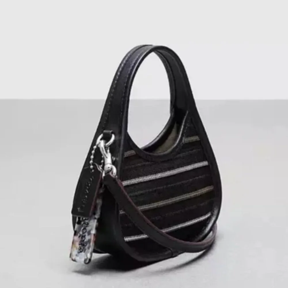 COACHTOPIA Mini Ergo Bag In Upcrafted Zippers - Black NWT - Picture 2 of 6